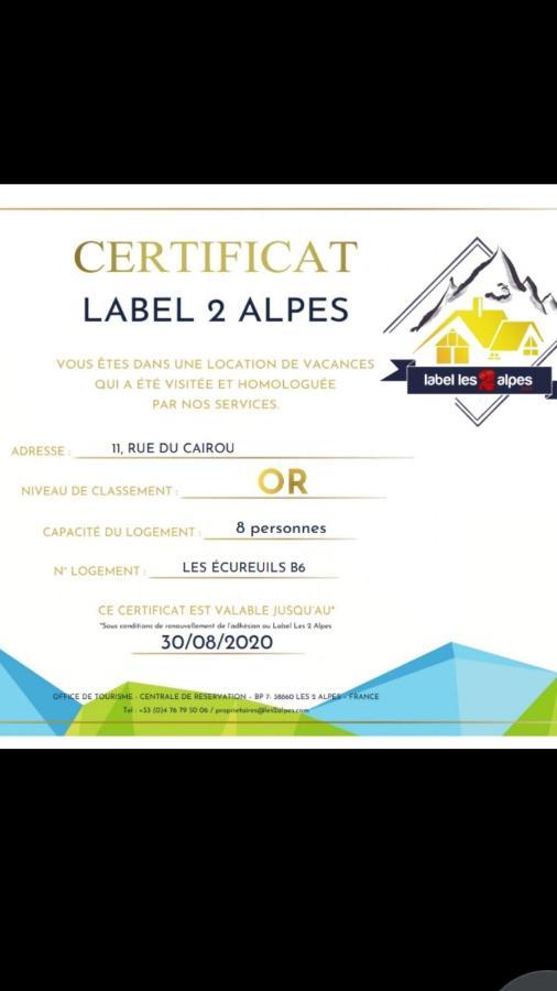 Centre 10Mn Pied Pistes Et Jandri 3S Vue Muzelle 8 Pers Wifi Appartement Les Deux Alpes Buitenkant foto